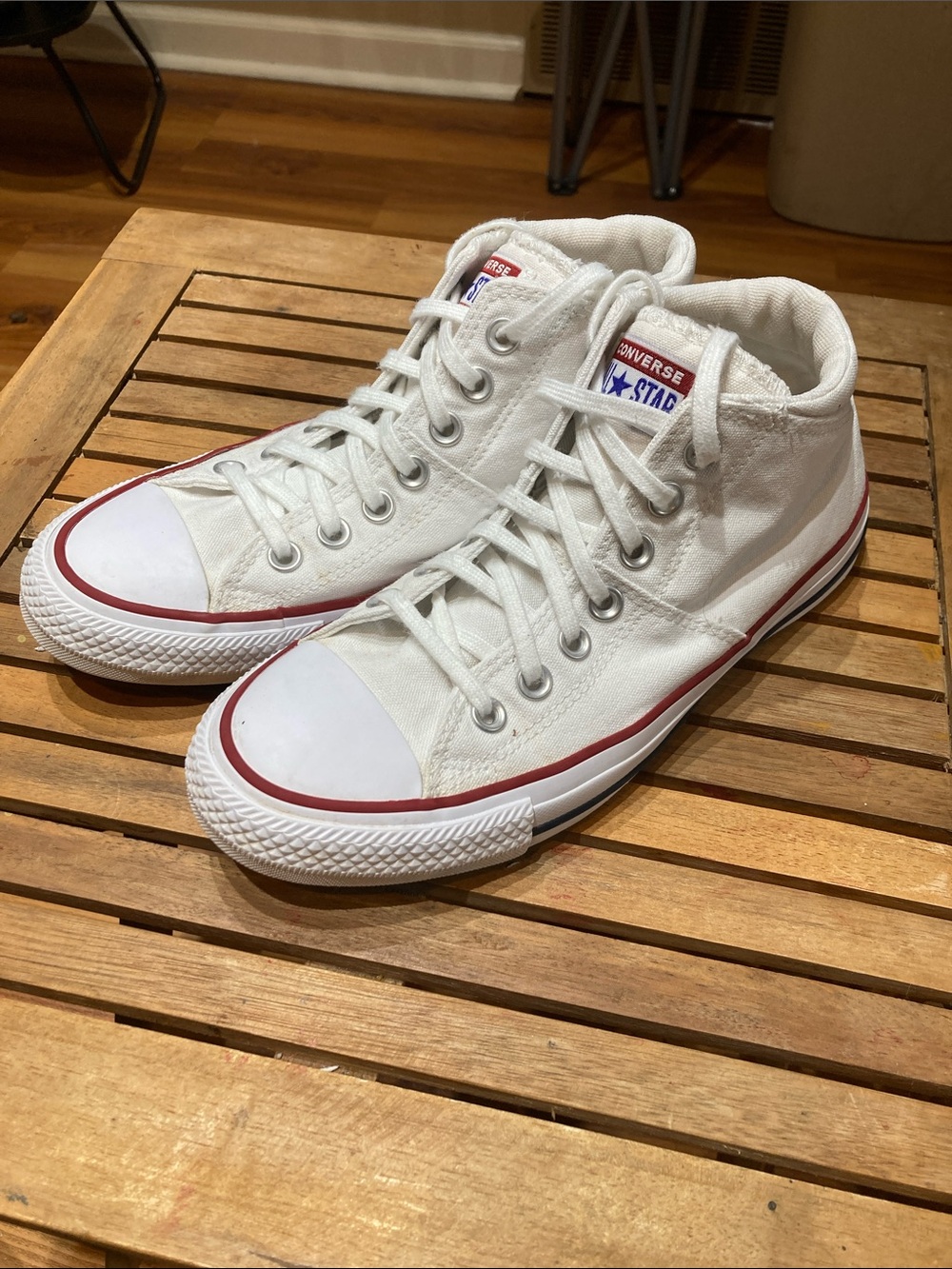 Converse Chuck Taylor All Star White Madison Mid Casual (563511F), Women Sz 8